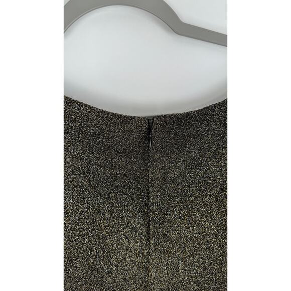 Ignite Evenings Womens Metallic Evening Maxi Dress Plus Size 22W Gold Black New - Picture 7 of 10